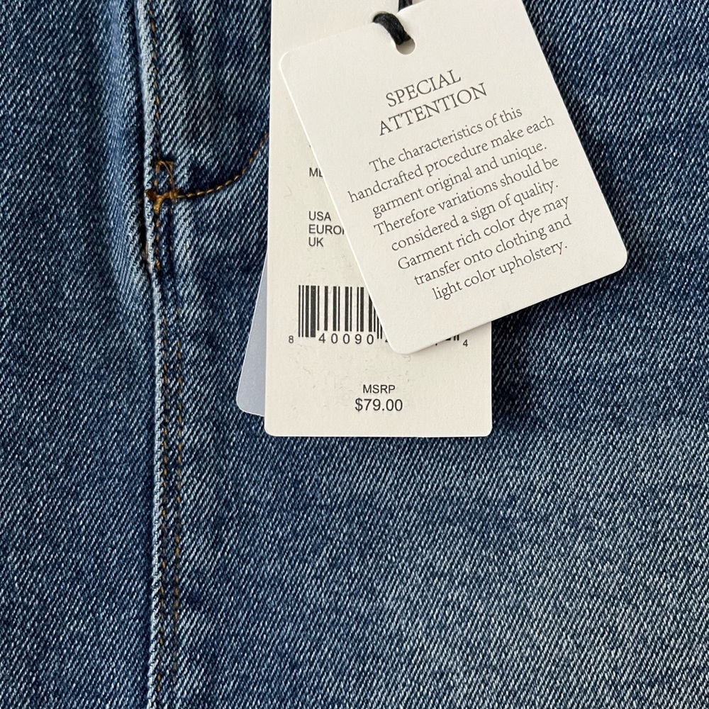 NWT a loves a Denim Cut Off Skirt - Picture 3 of 8